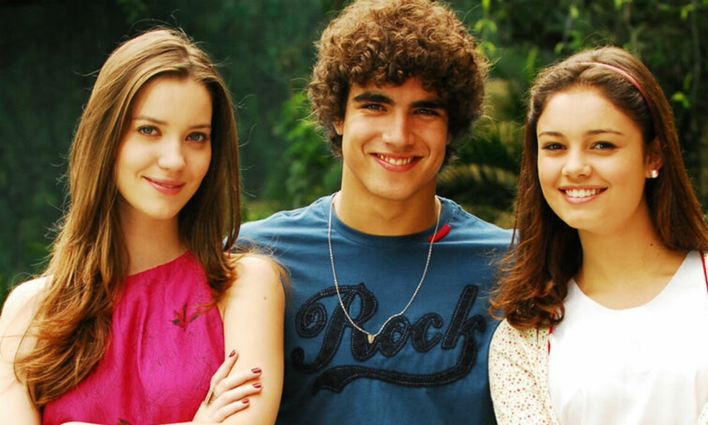 Nathália Dill, Caio Castro e Sophie Charlotte (Foto: Reprodução)