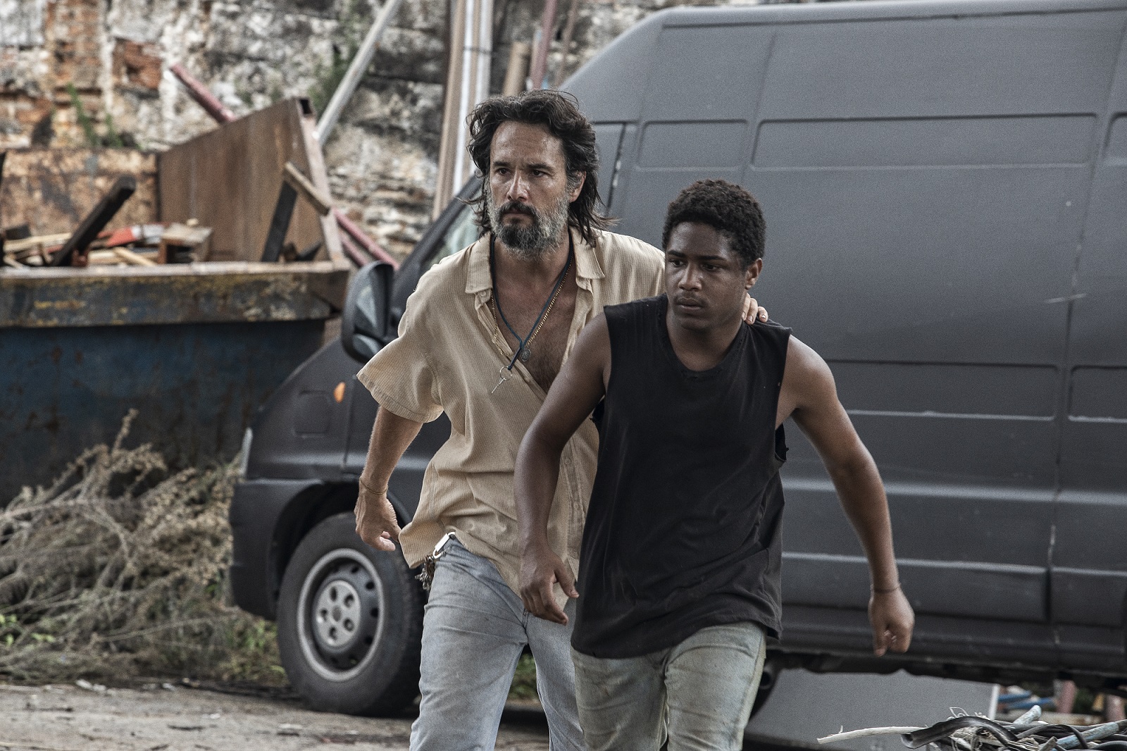 Rodrigo Santoro e Christian Malheiros (Foto: Reprodução)