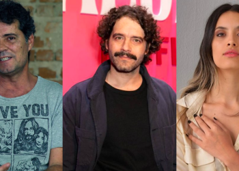 Felipe Camargo, Guilherme Winter e Tay Ravelli (Foto: Reprodução)