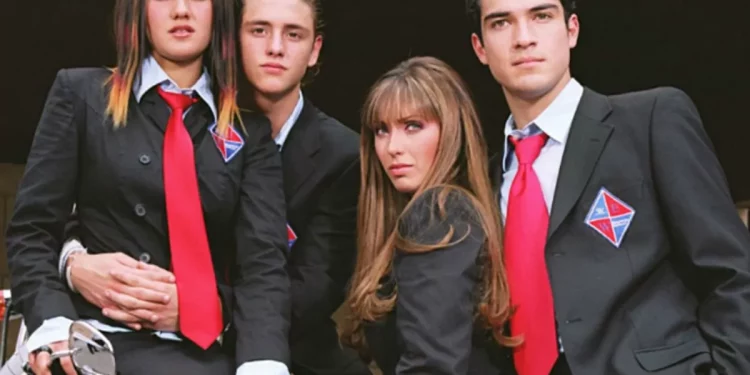 Dulce Maria, Christopher Uckermann, Anahí e Alfonso Herrera (Foto: Reprodução)